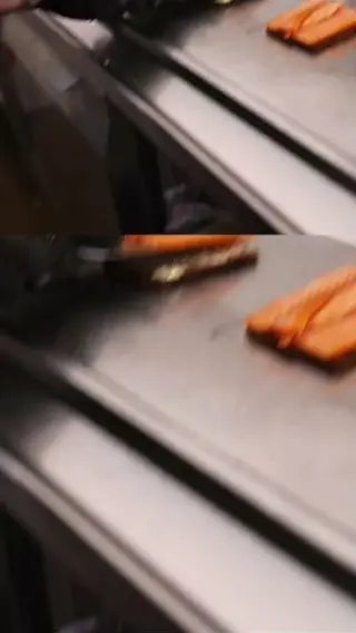 How are salmon sandwiches made at a Michelin recommended restaurant in Copenhagen?