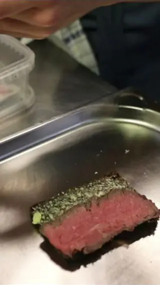 Beef lovers ordering this for lunch at a Michelin-recommended restaurant in Copenhagen!