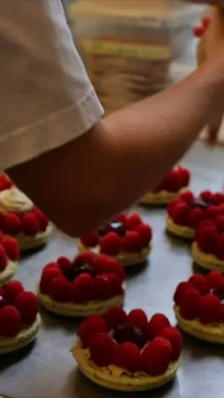 Danish Berries, Cream and Pastry - What's not to love?!